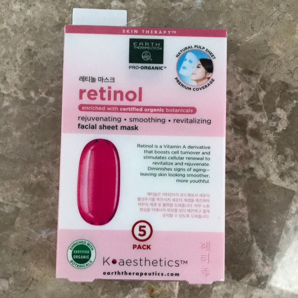 Retinol face mask